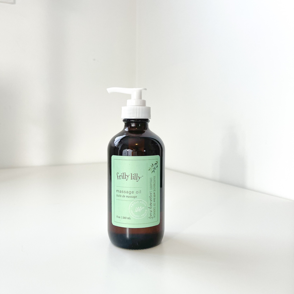 Essential Oils Massage Oil - Rosemary Mint